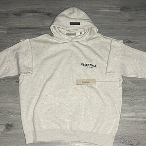 Essentials Gray Hoodie for Men
